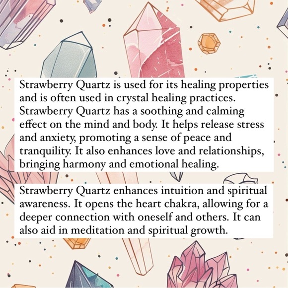 Strawberry Quartz And Amethyst Bracelet 6mm - Picture 6 of 8